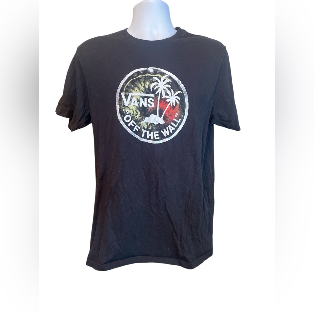 Vans Vintage Cotton Black Off the Wall Graphic Tee